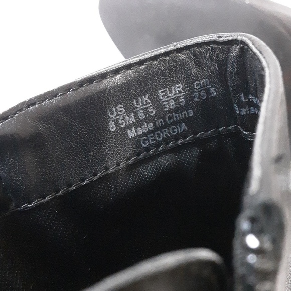 Bleecker And Bond | Shoes | Bleecker And Bond Georgia Gray  BLEECKER & BOND Black Ankle Boots women 8.5 M black leather boho festival casual